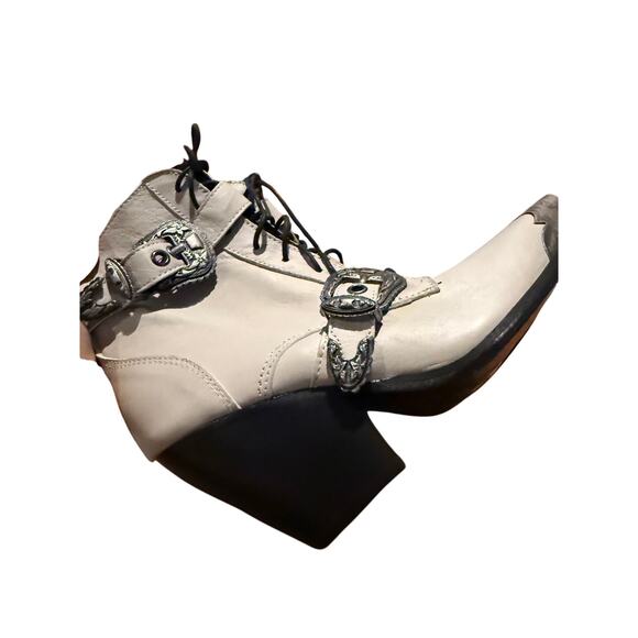 NWT Free People Briar Buckle Lace Up Boots Sz. 36 (US 6) - Picture 5 of 8